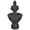 Nature Spring 2-tier Outdoor Water Fountain, Lion Head with Natural Looking Stone and Sound, Patio, Lawn, Garden 673213SPO - alternate 2